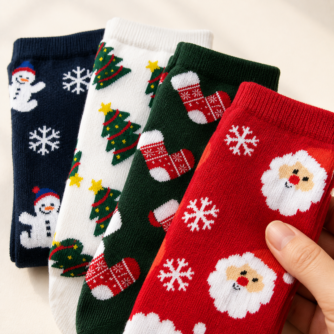 Christmas Socks Gift Box for Women, 4 Pairs – photo 3