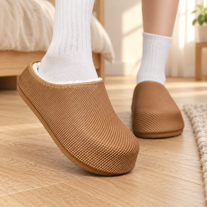 Slippers for Women, Cushioned Closed Toe Mules