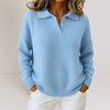 Women's Collared Sweater | Soft Knit Polo Collar Pullover