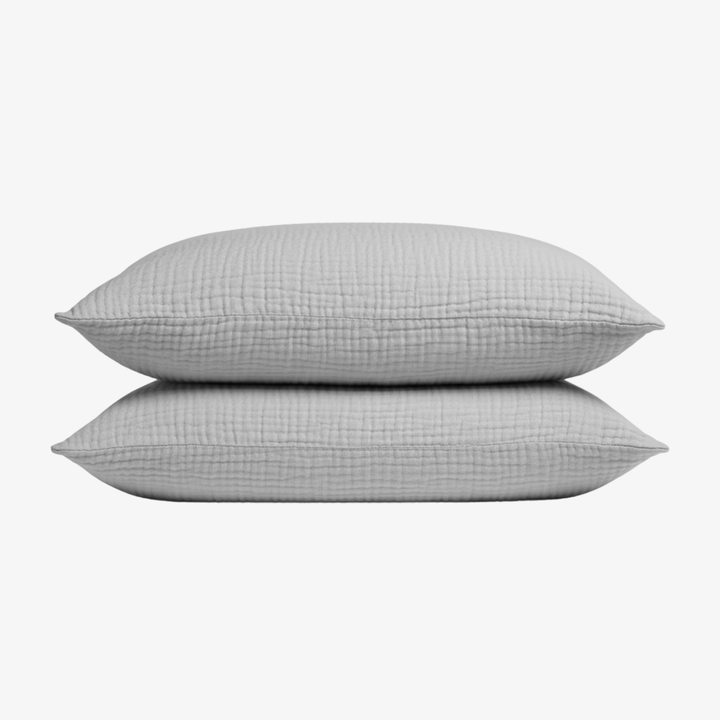Muslin Cotton Pillowcase Set, 2 Pieces