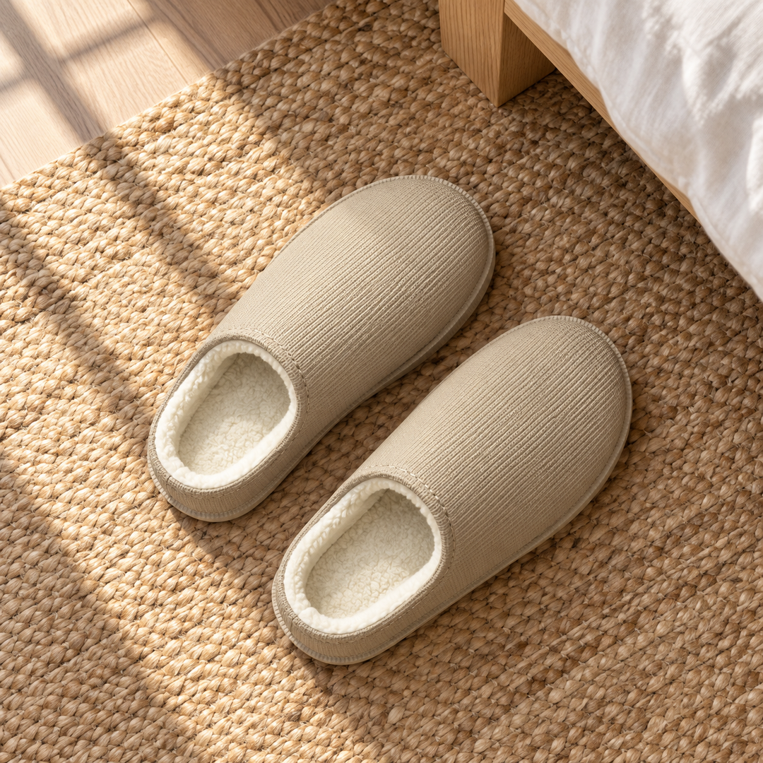 Slippers for Women, Cushioned Closed Toe Mules