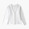 Women's Slim-Fit Cardigan | Side-Split Fine Knit
