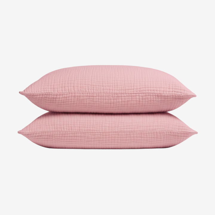 Muslin Cotton Pillowcase Set, 2 Pieces