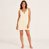 Cotton Chemise Nightgown for Women, Eyelet Embroidery