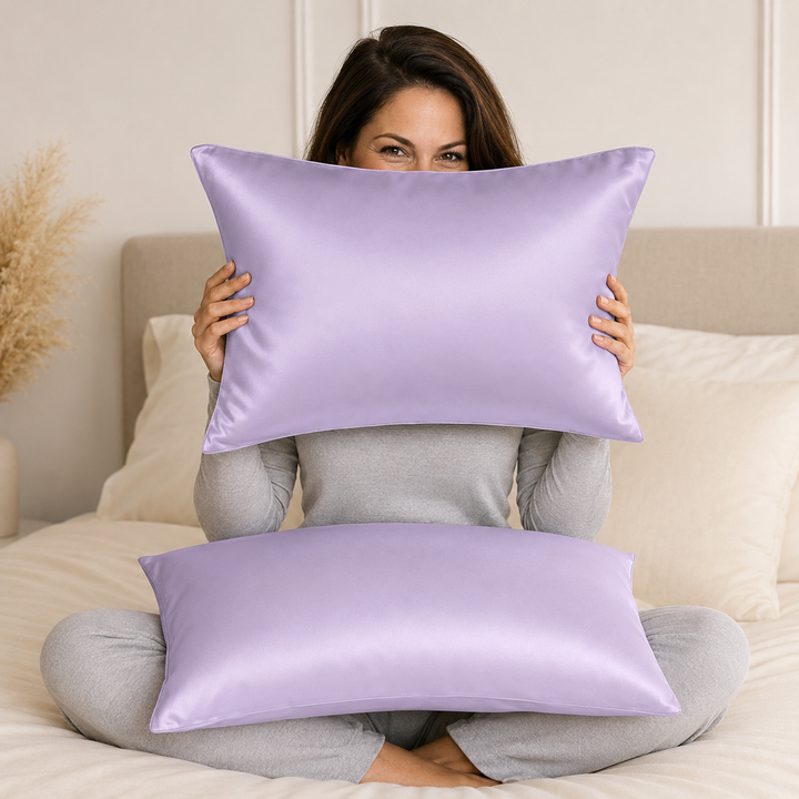 Mulberry Silk Pillowcase Set of 2 for Hair &amp; Skin - 19 Momme