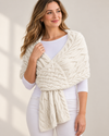 Women's Cable Knit Scarf | Chunky Warm Winter Scarf