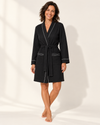 Waffle Robe for Women, Lightweight Knee-Length Wrap