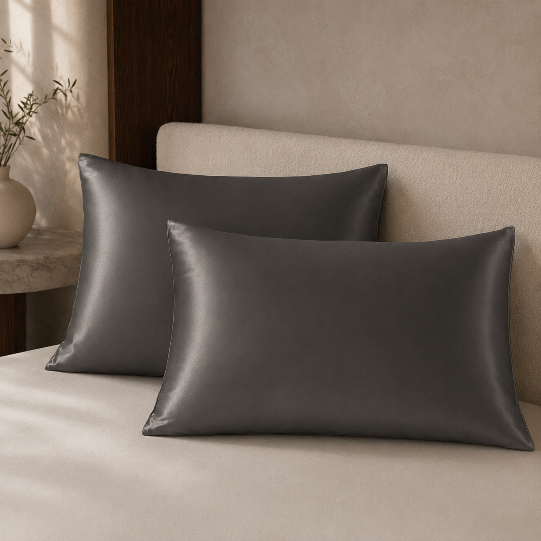Mulberry Silk Pillowcase Set of 2 for Hair &amp; Skin - 19 Momme