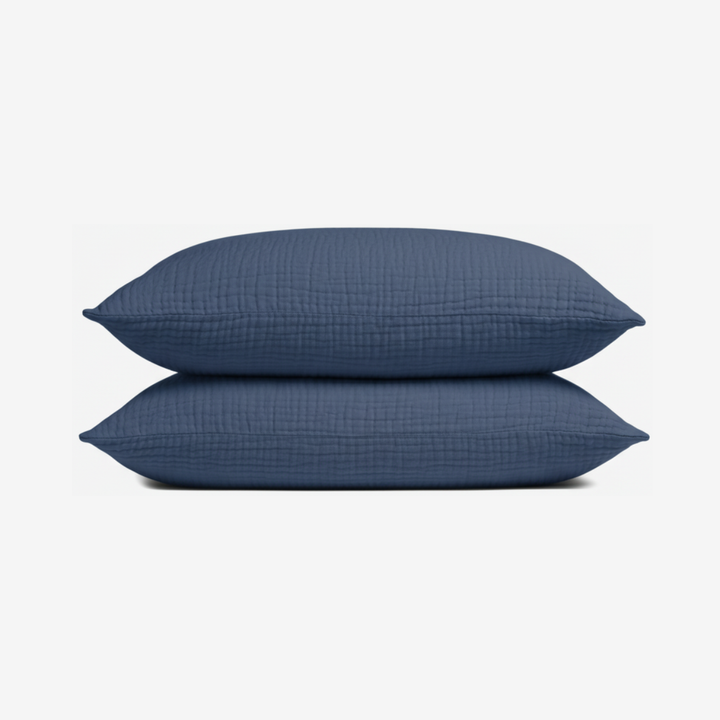 Muslin Cotton Pillowcase Set, 2 Pieces