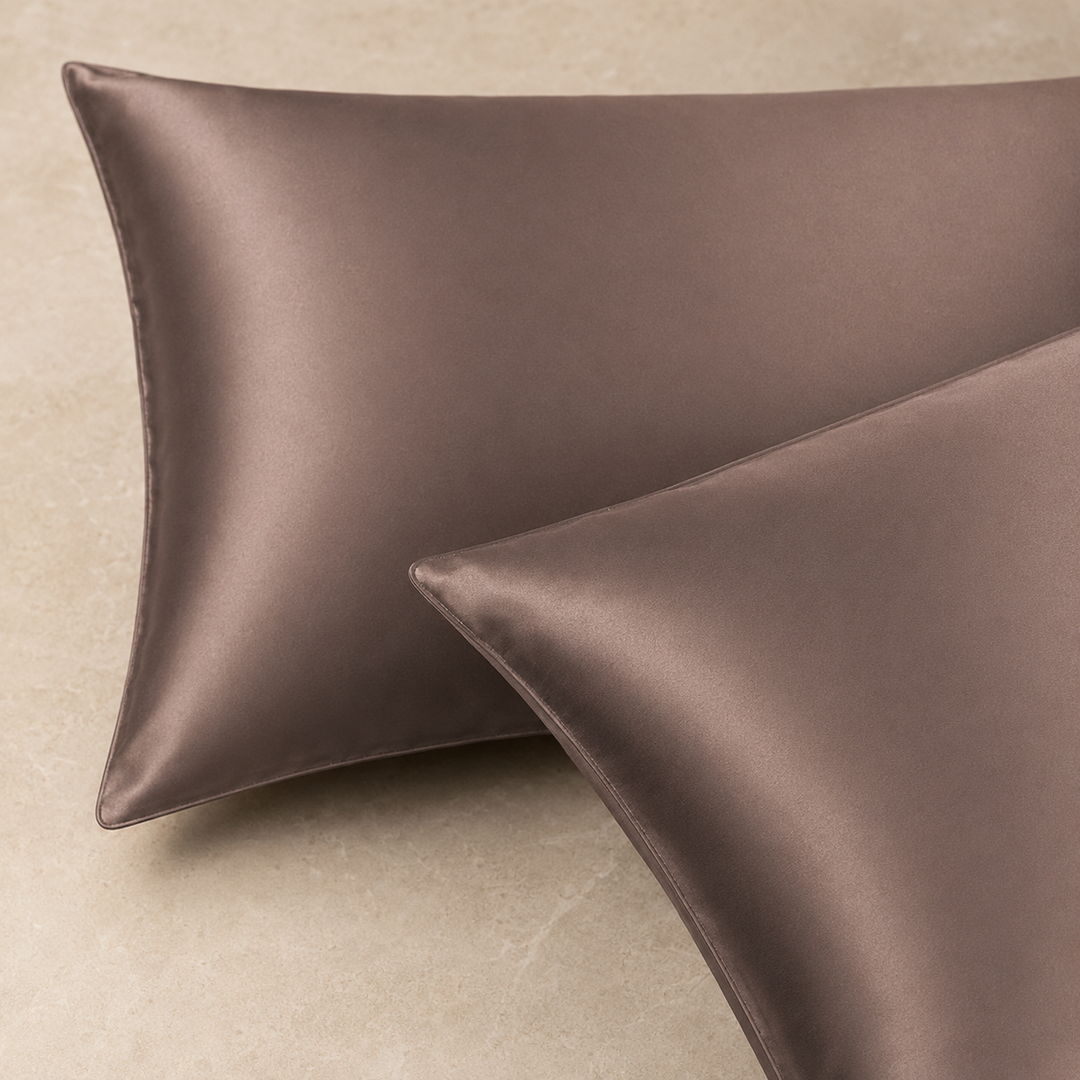 Mulberry Silk Pillowcase Set of 2 for Hair &amp; Skin - 19 Momme