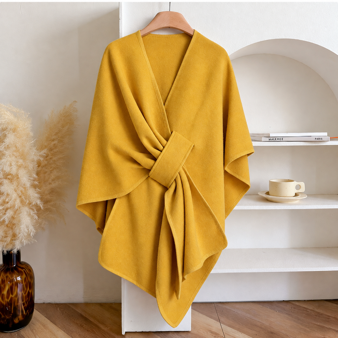 Fleece Drape Shawl for Women, One Size