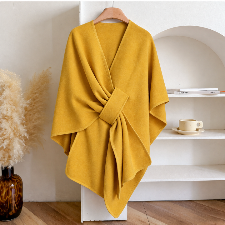 Fleece Drape Shawl for Women, One Size