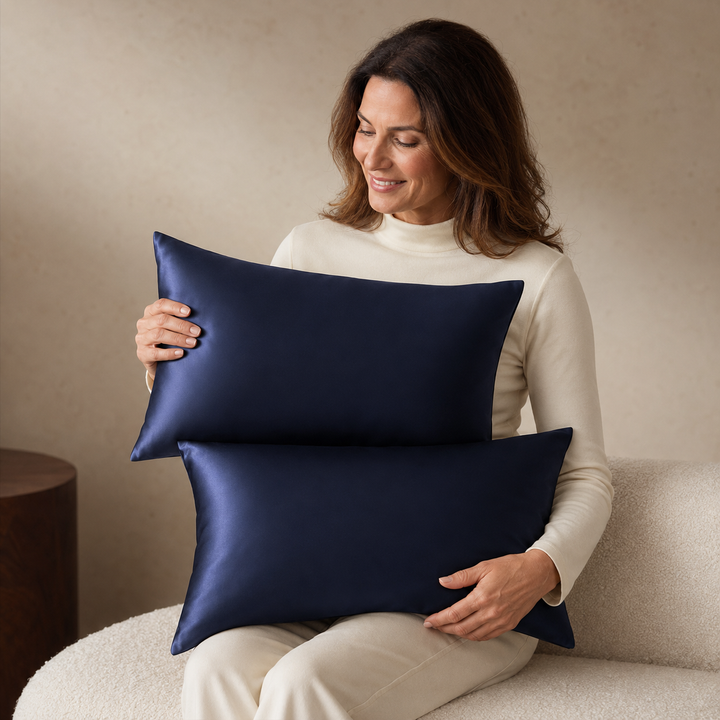 Mulberry Silk Pillowcase Set of 2 for Hair &amp; Skin - 19 Momme