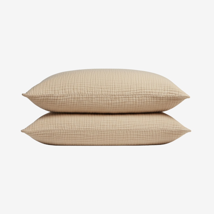 Muslin Cotton Pillowcase Set, 2 Pieces