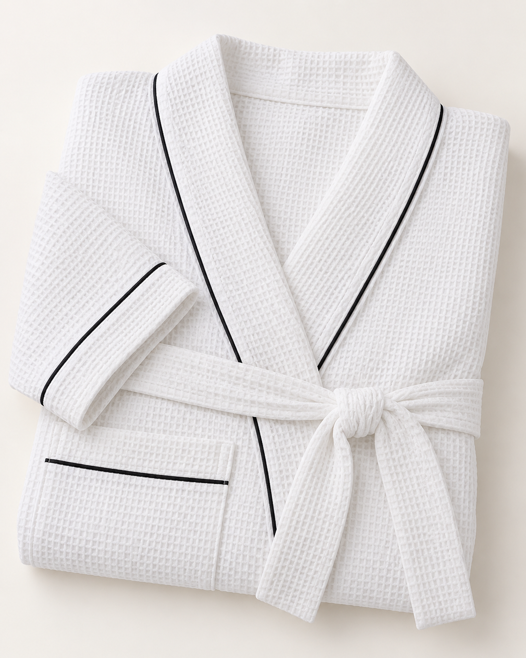 Waffle Robe for Women, Lightweight Knee-Length Wrap