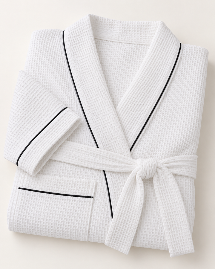 Waffle Robe for Women, Lightweight Knee-Length Wrap