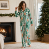 Women's Christmas Pajama Set - Long Sleeve Top and Pants