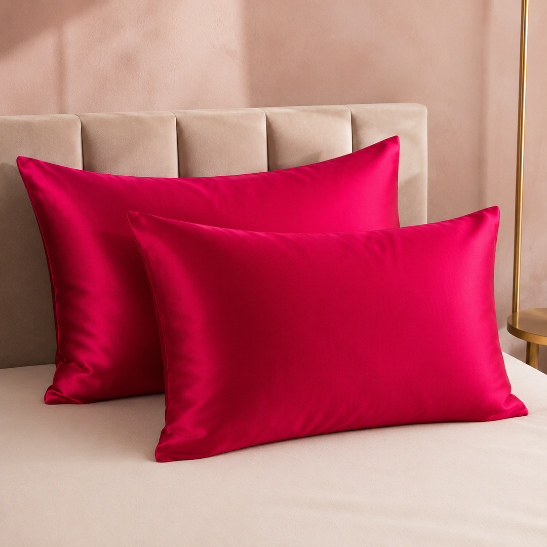 Mulberry Silk Pillowcase Set of 2 for Hair &amp; Skin - 19 Momme