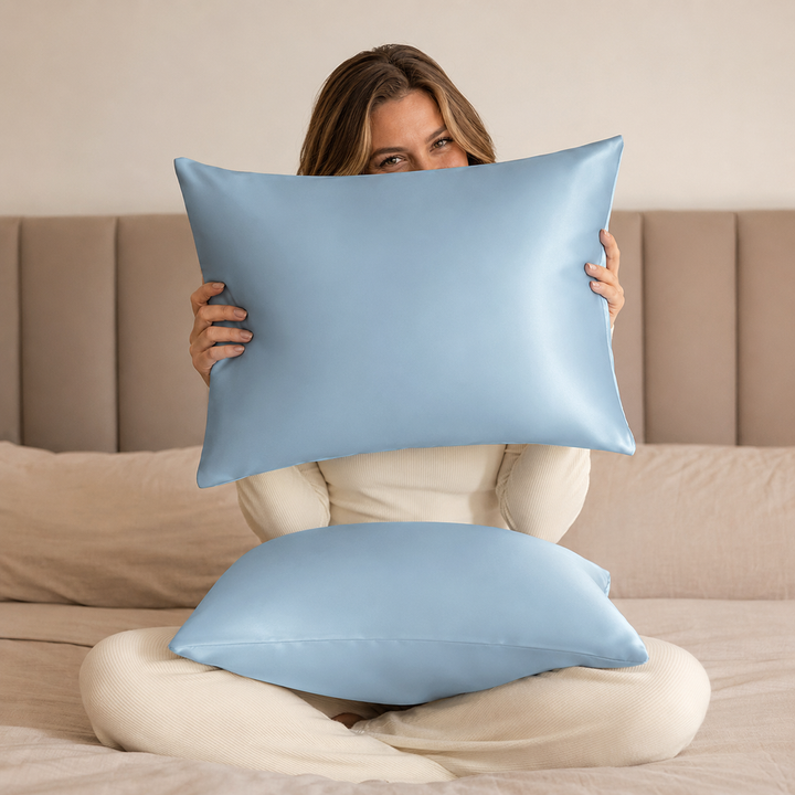 Mulberry Silk Pillowcase Set of 2 for Hair &amp; Skin - 19 Momme