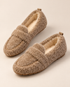 Women's Wool-Lined Moccasin Slippers