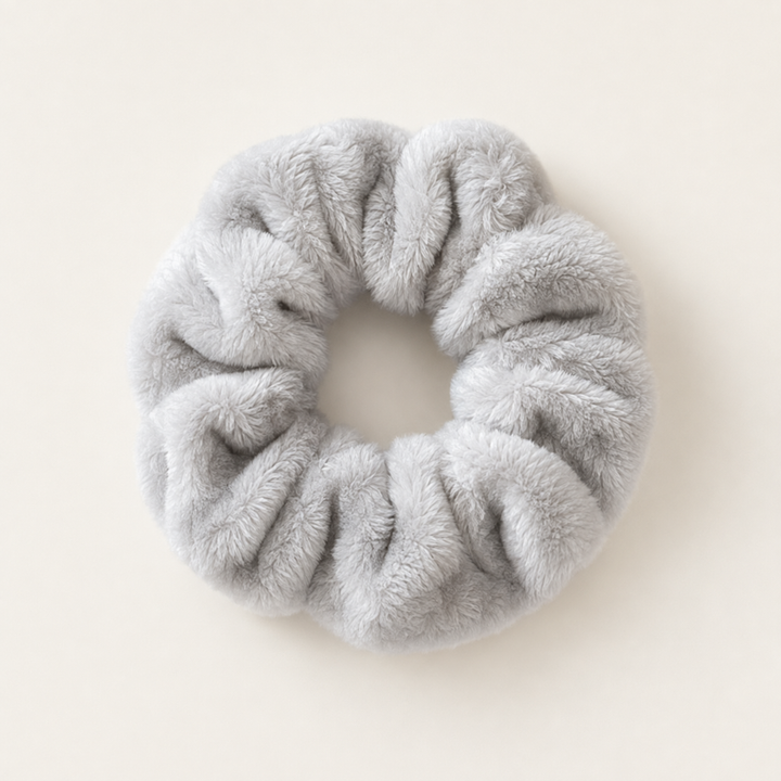 Plush Hair Scrunchies - Oversized Soft Hair Rings