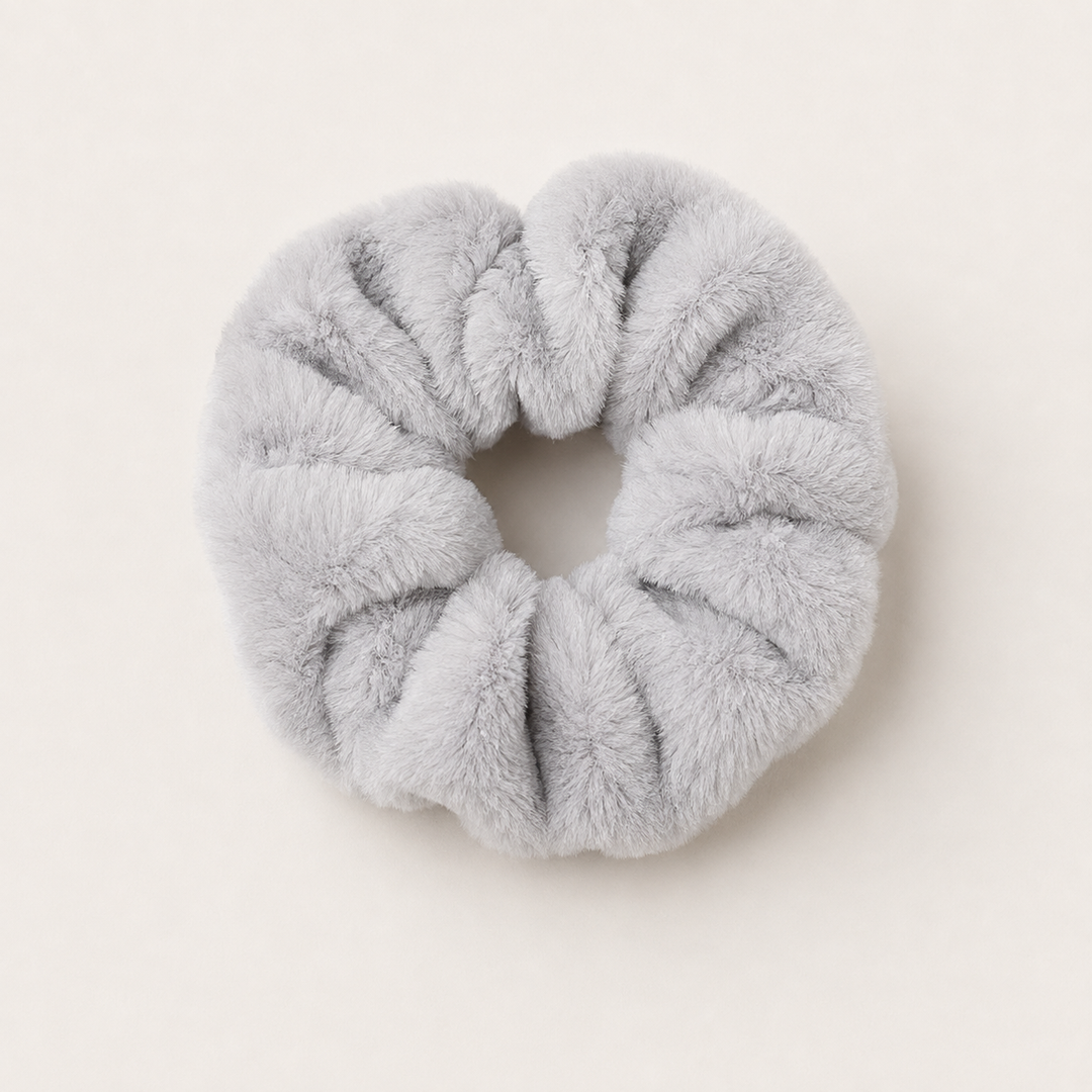 Plush Hair Scrunchies - Oversized Soft Hair Rings