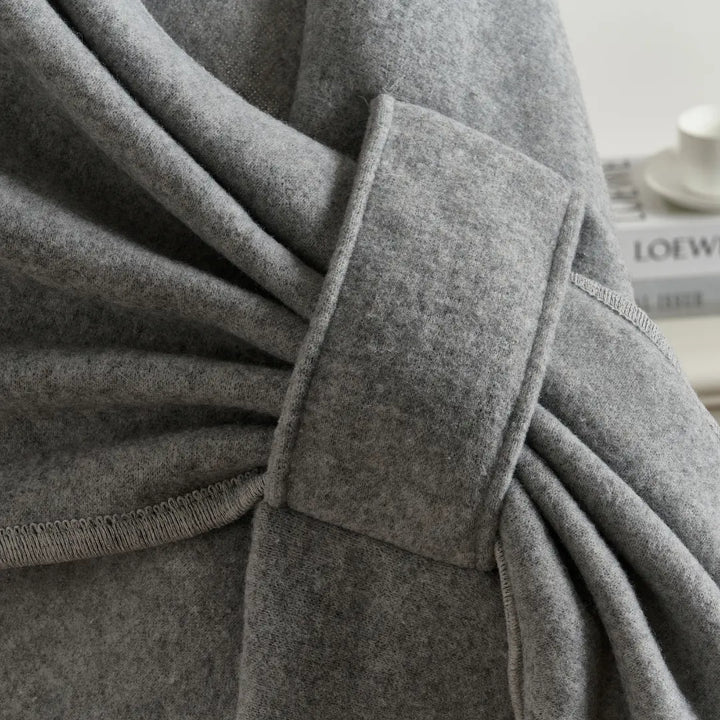 Fleece Drape Shawl for Women, One Size