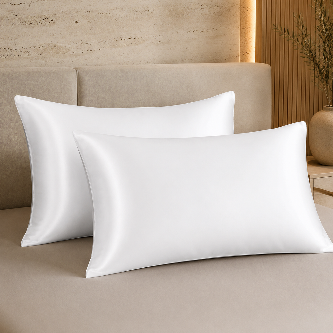 Mulberry Silk Pillowcase Set of 2 for Hair &amp; Skin - 19 Momme