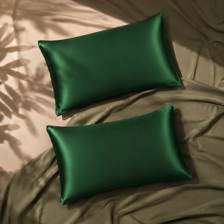 Mulberry Silk Pillowcase Set of 2 for Hair &amp; Skin - 19 Momme
