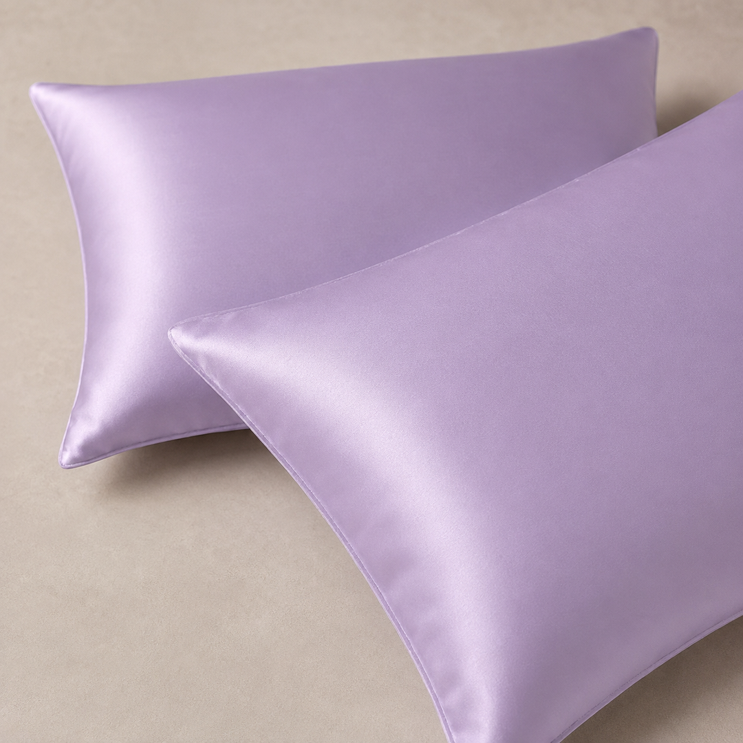 Mulberry Silk Pillowcase Set of 2 for Hair &amp; Skin - 19 Momme