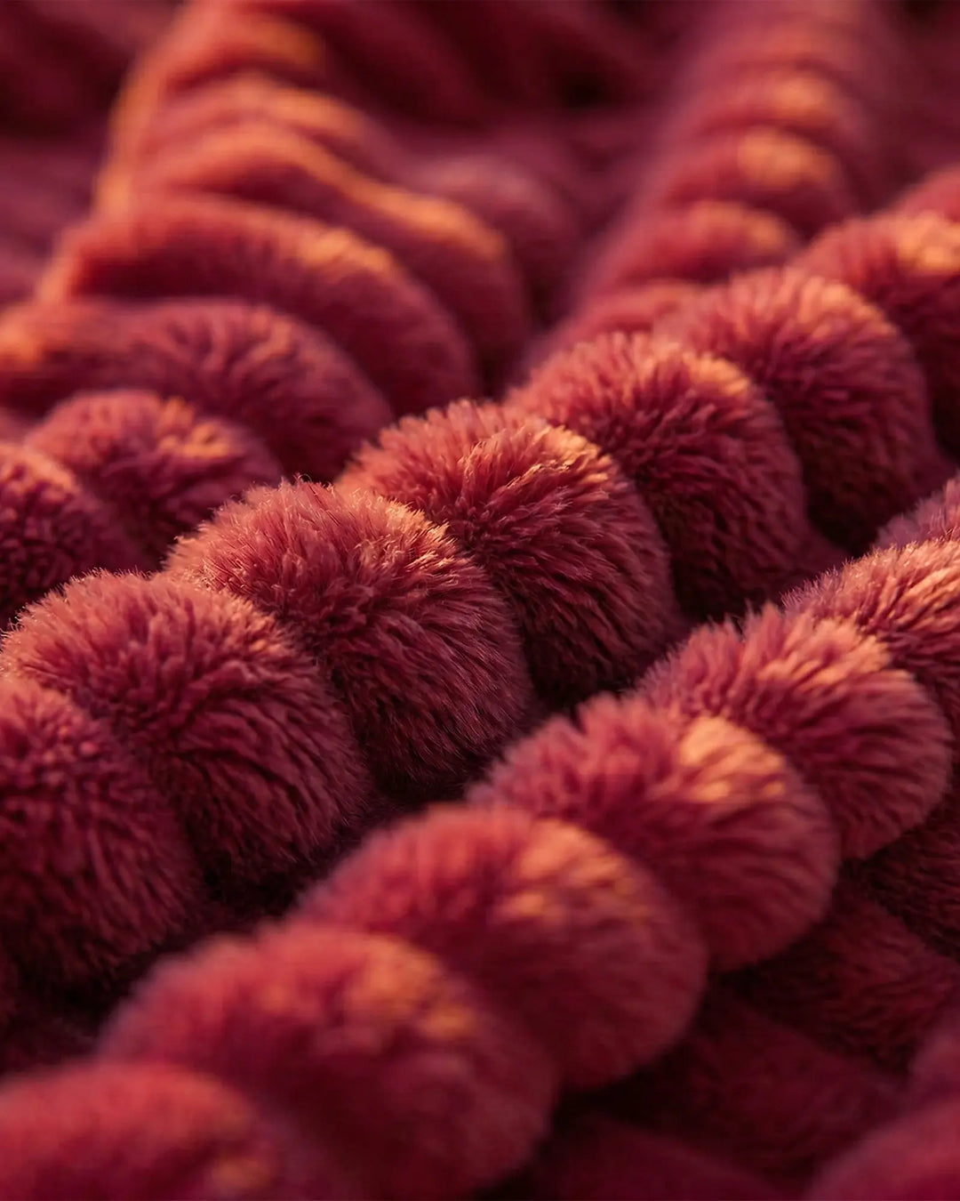 Fleece Throw Blanket, Ribbed Soft Touch