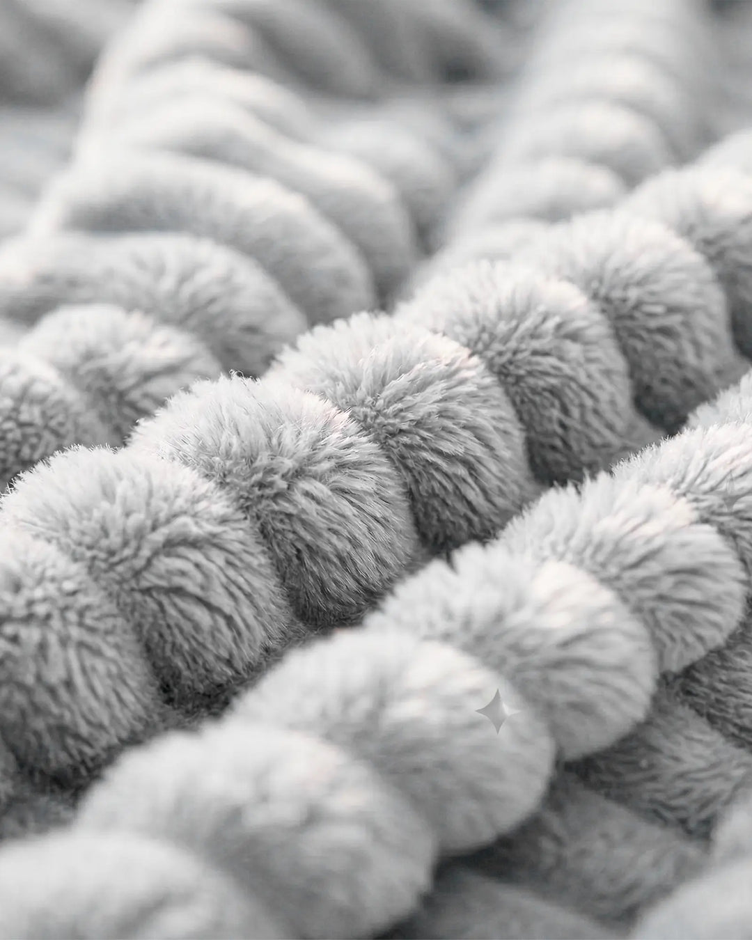 Fleece Throw Blanket, Ribbed Soft Touch