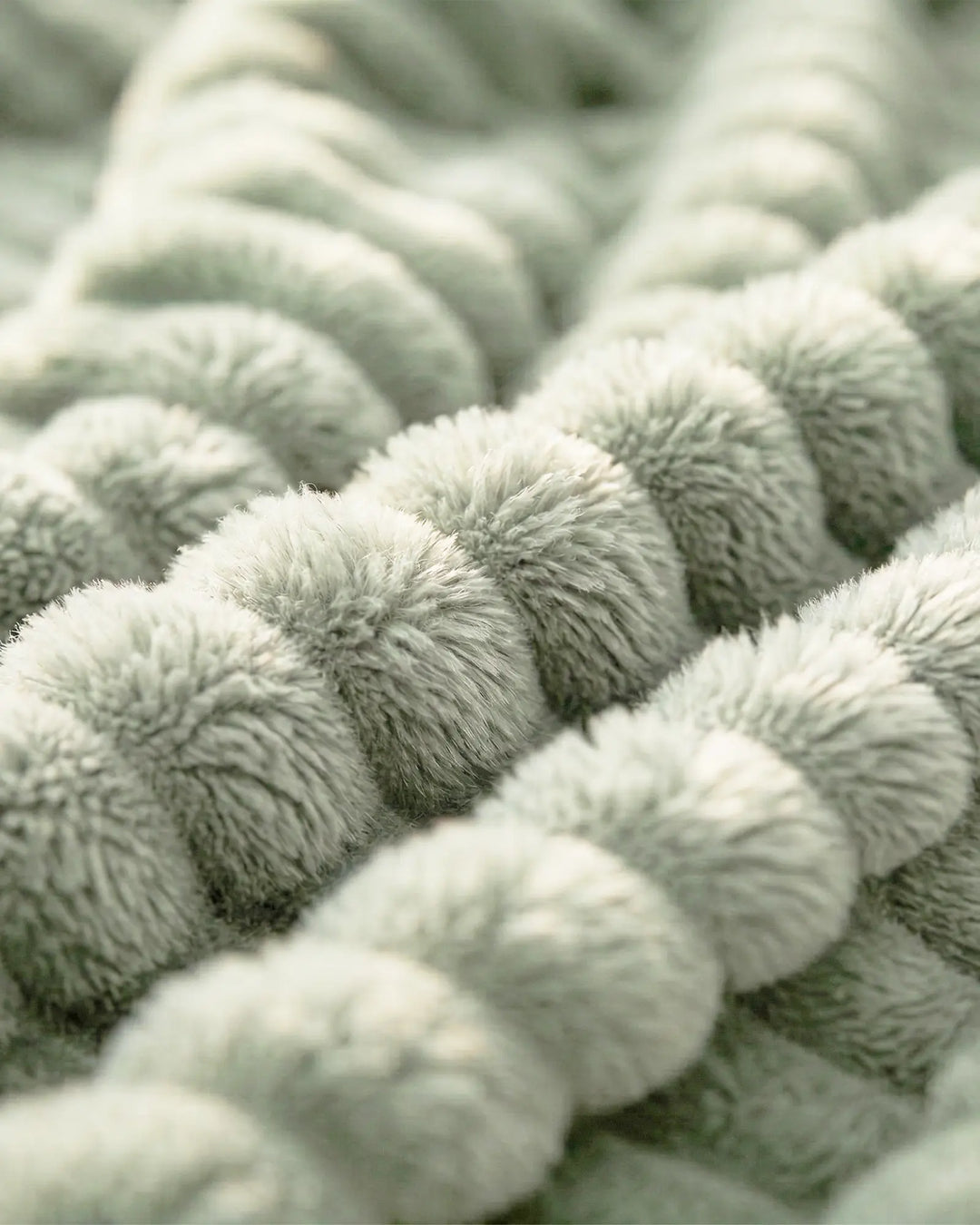 Fleece Throw Blanket, Ribbed Soft Touch