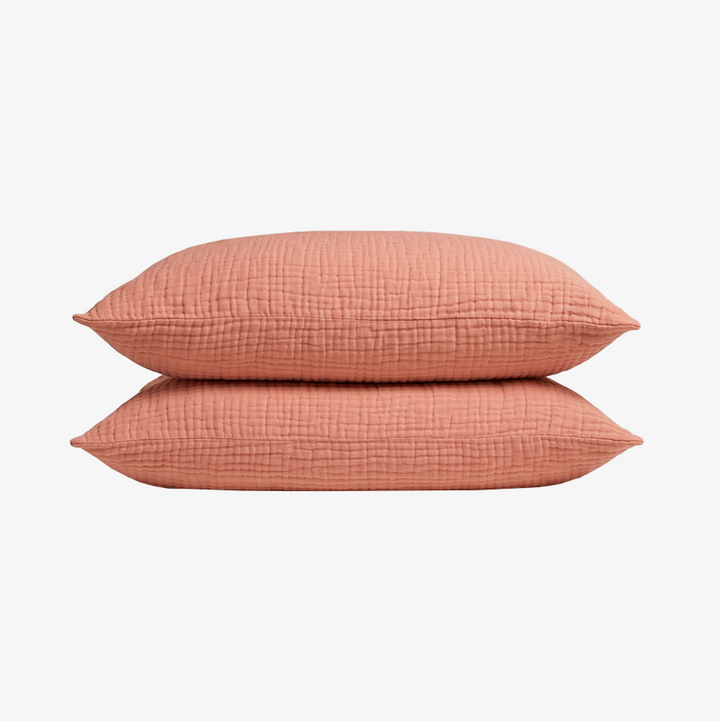 Muslin Cotton Pillowcase Set, 2 Pieces
