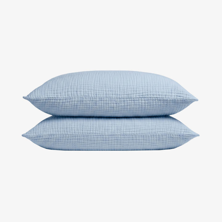 Muslin Cotton Pillowcase Set, 2 Pieces