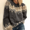 Women's Chunky Knit Sweater | Fluffy Mohair-Blend Pullover