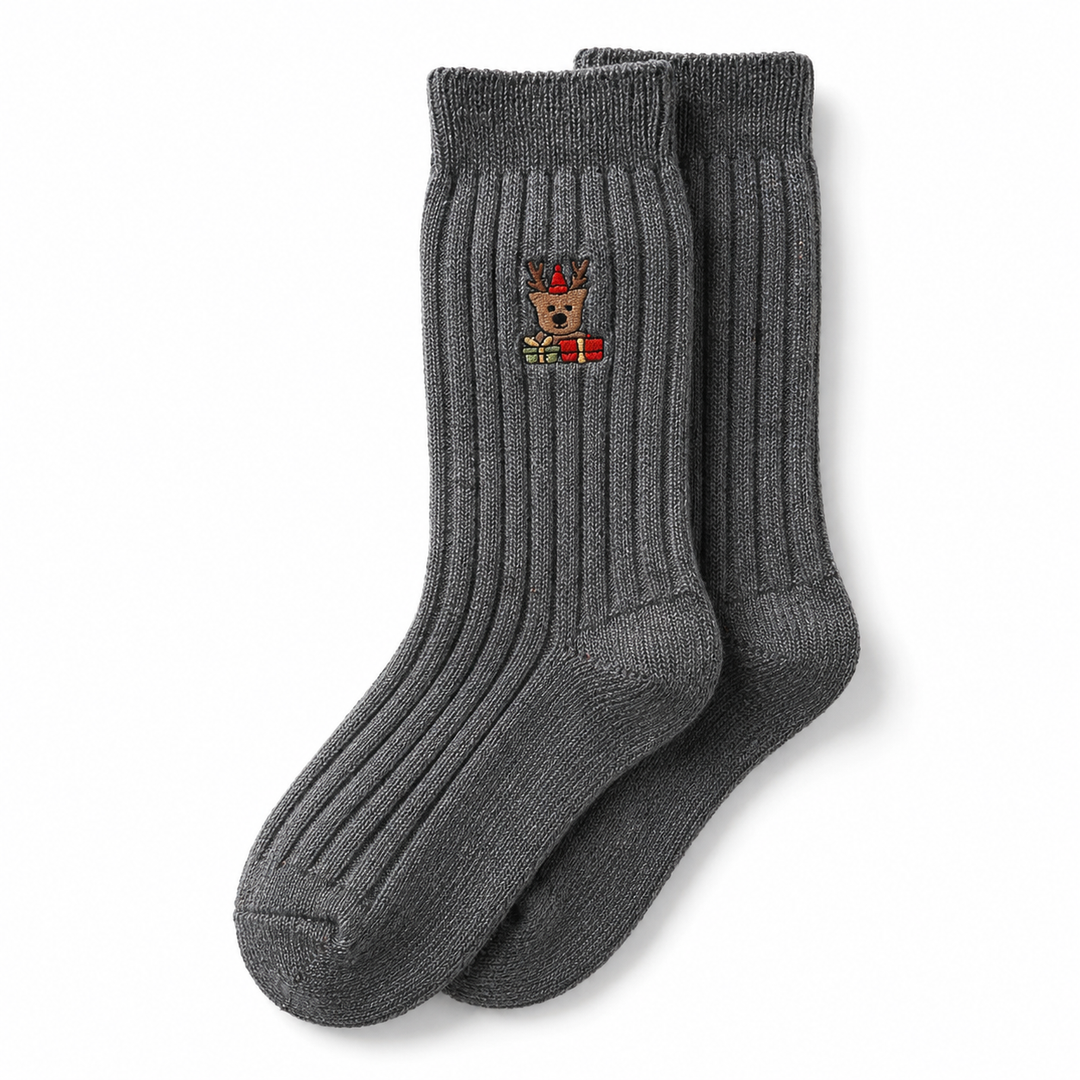 Snowman Cable Knit Socks for Women, Mid-Calf – photo 6