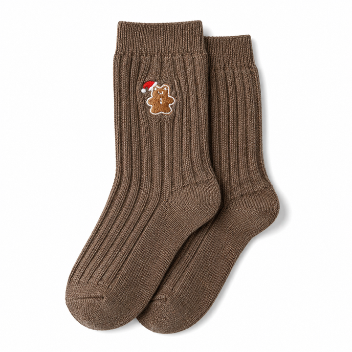 Snowman Cable Knit Socks for Women, Mid-Calf – photo 8