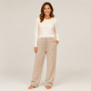 Fuzzy Fleece Pajama Pants for Women, Wide Leg
