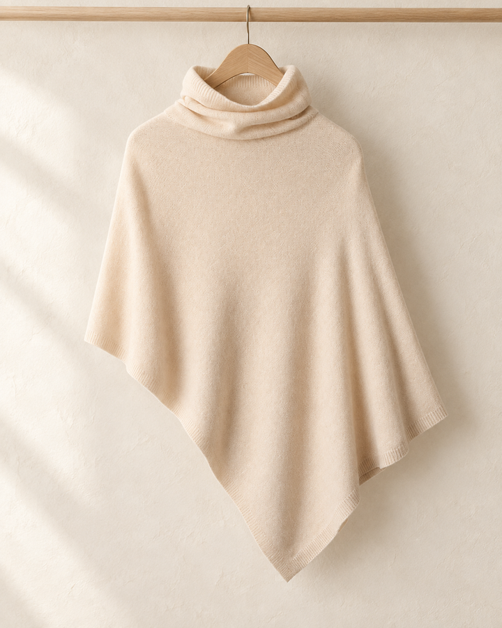 Knitted Fleece Shawl for Women, One Size