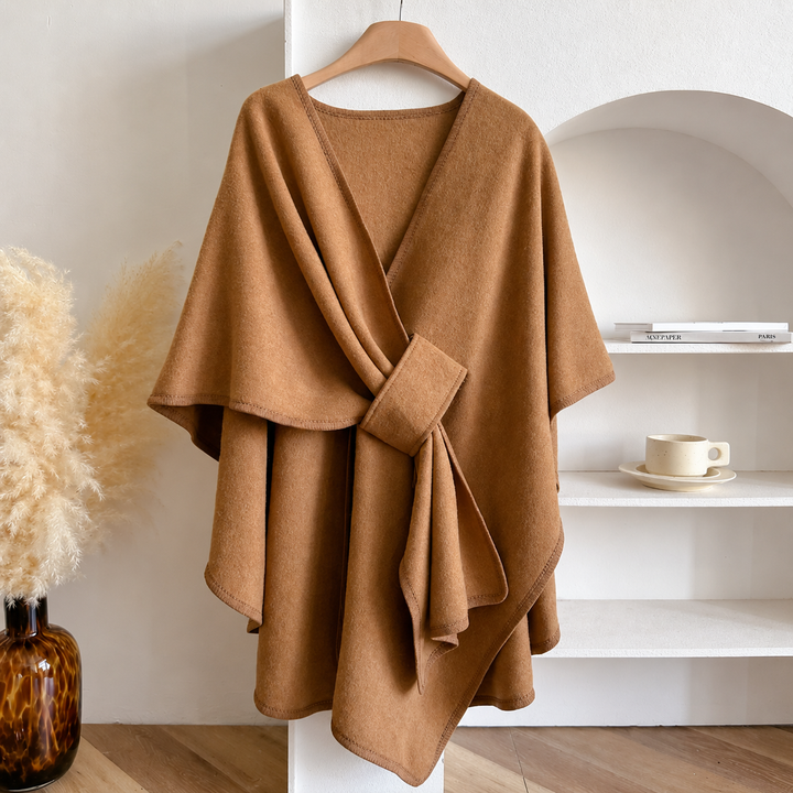 Fleece Drape Shawl for Women, One Size
