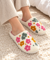 Women's Cozy Floral Plush Slippers