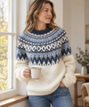 Women's Fair Isle Sweater | Oversized Nordic Winter Knit