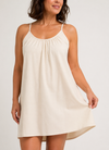 Swing Slip Nightgown in Natural, Soft Chemise Nightdress