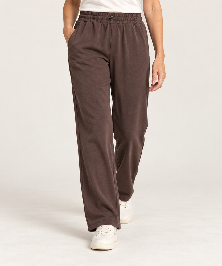 Modal Lounge Pants for Women, Straight Leg with Pockets