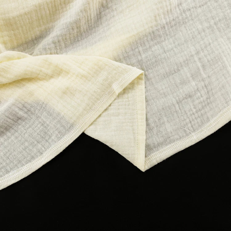 100% Cotton Belted Maxi Nightgown with Pockets in Apricot