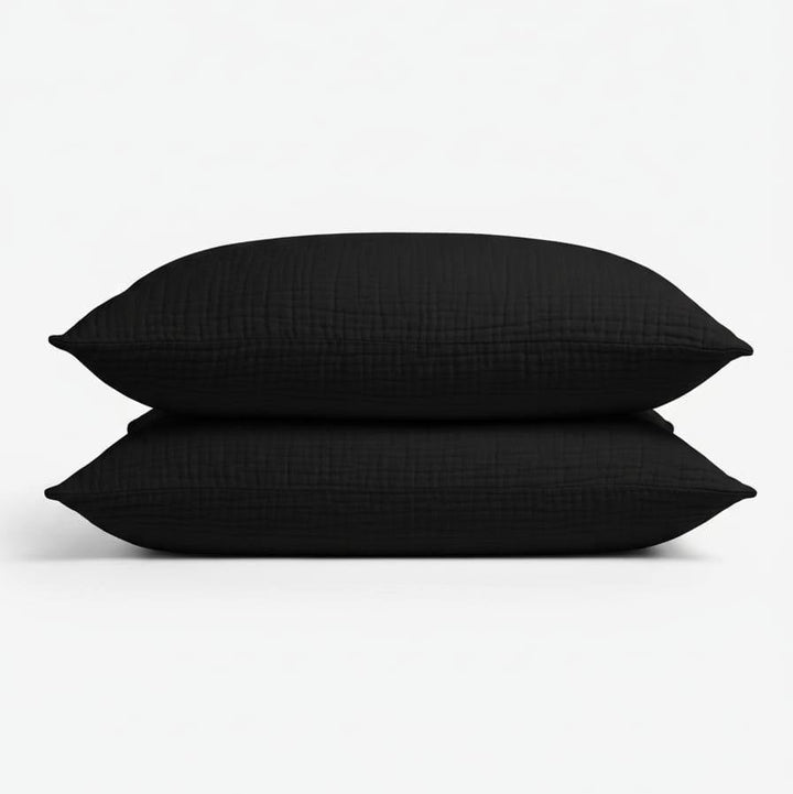 Muslin Cotton Pillowcase Set, 2 Pieces