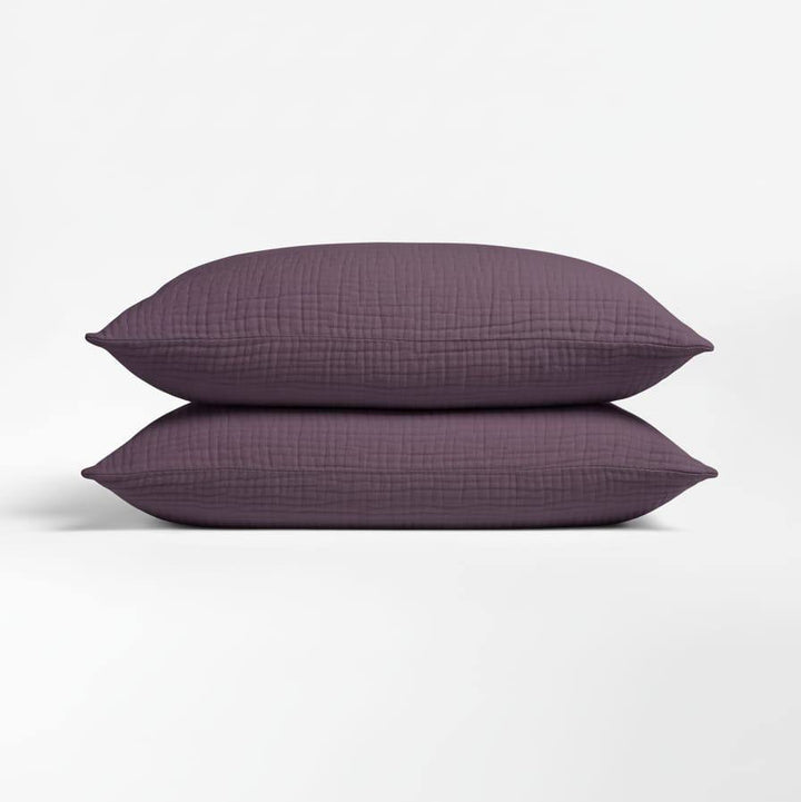 Muslin Cotton Pillowcase Set, 2 Pieces