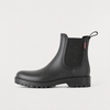 Women's Black Chelsea Rain Boots | Waterproof Non-Slip Boots