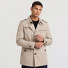 Men's Double-Breasted Belted Trench Coat